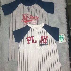 Infant 2-Pieces Baseball Bundle SZ18-24M NWT